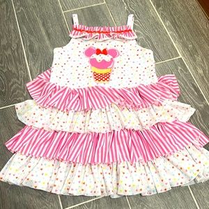 Girls Pippa and Julie Minnie Mouse ice cream dress size 5t